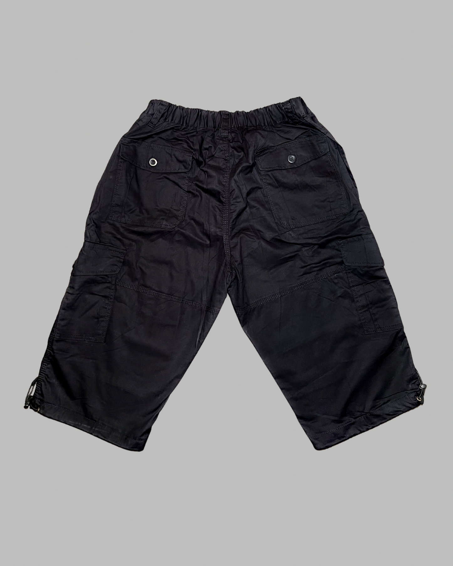 3 Quarters Black Pants