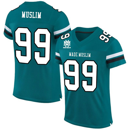 MADE MUSLIM 99 Royal Teal Green Classic Jersey – Limited Edition